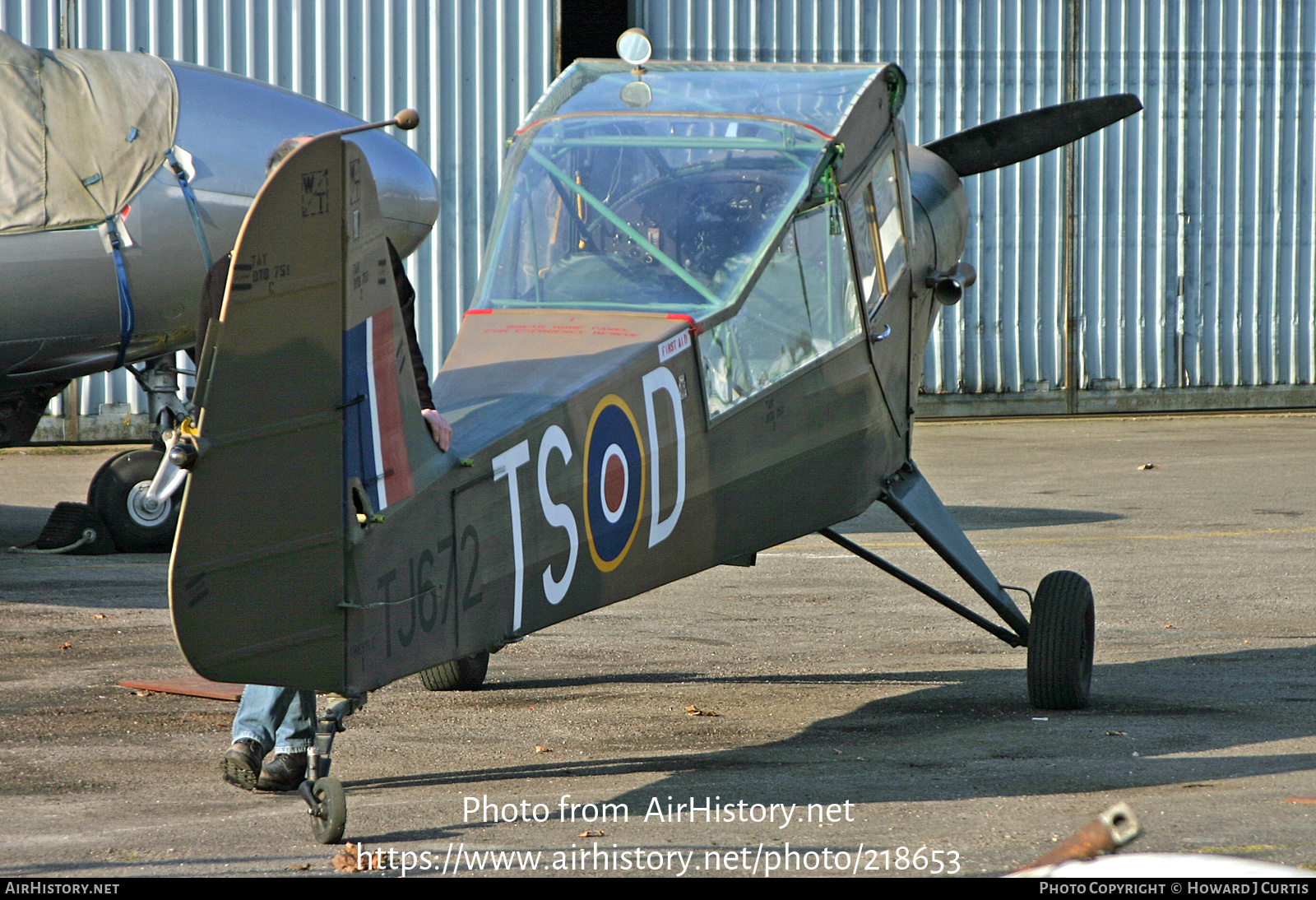 Aircraft Photo of G-ANIJ / TJ672 | Taylorcraft J Auster Mk5 | UK - Air Force | AirHistory.net #218653