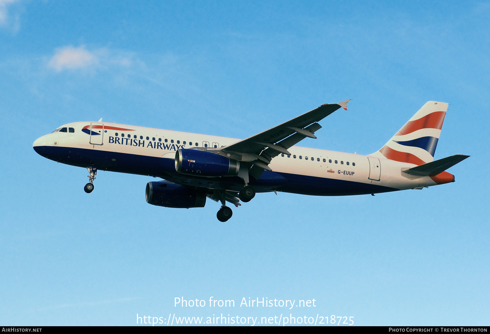 Aircraft Photo of G-EUUP | Airbus A320-232 | British Airways | AirHistory.net #218725