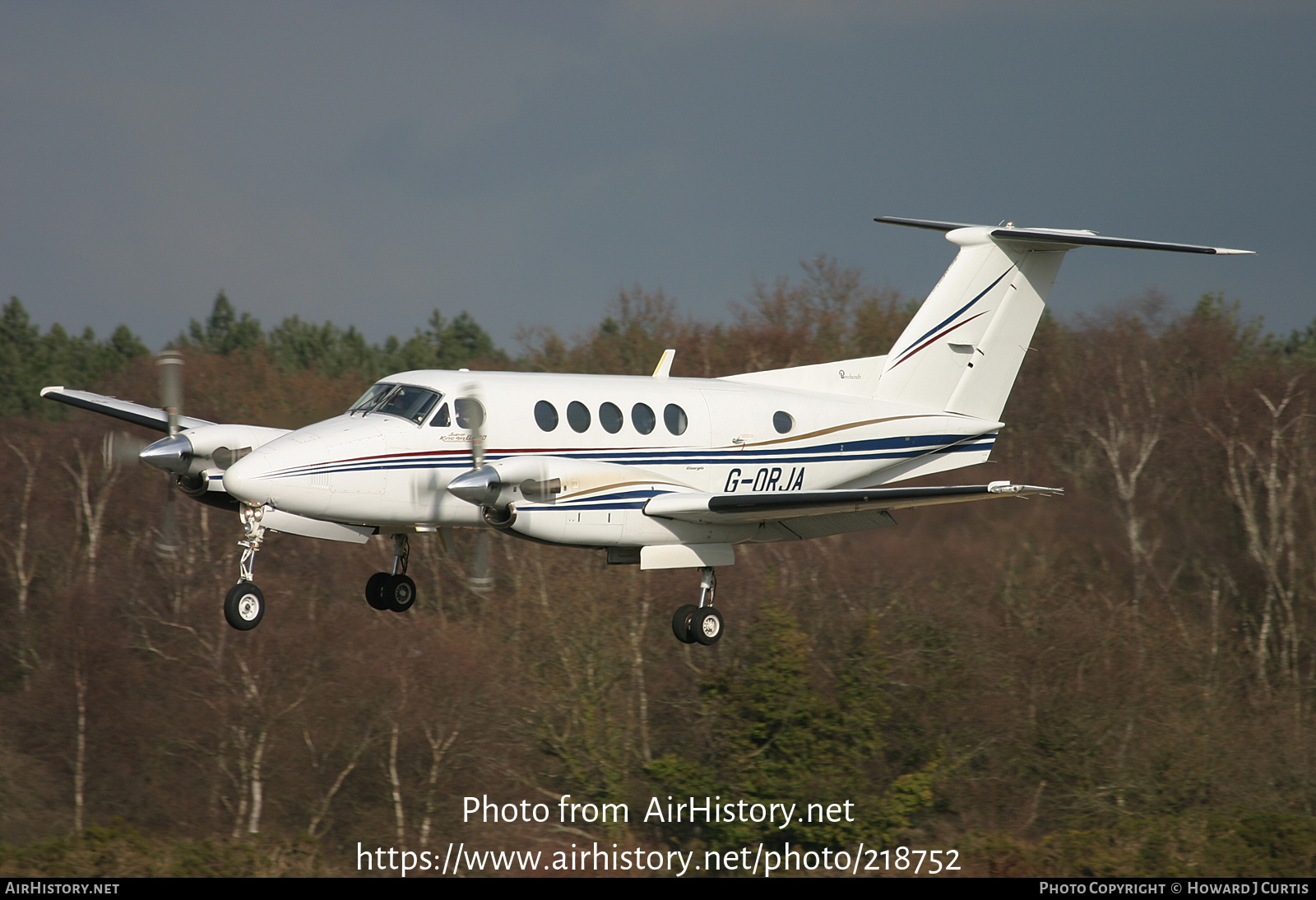 Aircraft Photo of G-ORJA | Raytheon B200 King Air | AirHistory.net #218752