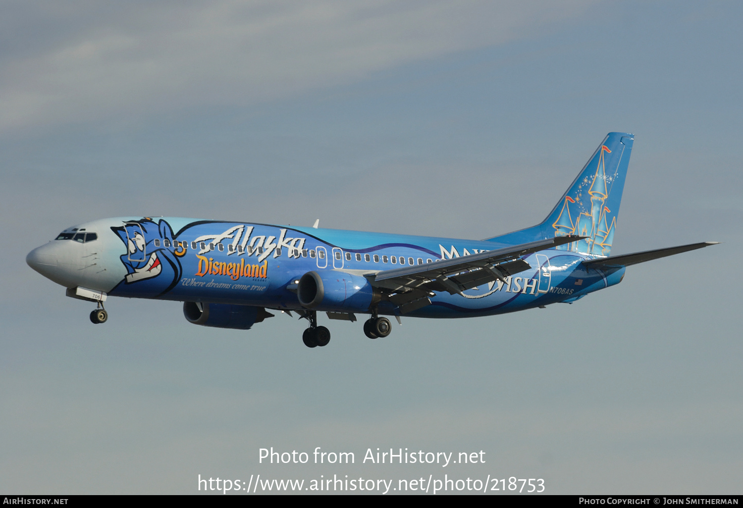 Aircraft Photo of N706AS | Boeing 737-4Q8 | Alaska Airlines | AirHistory.net #218753