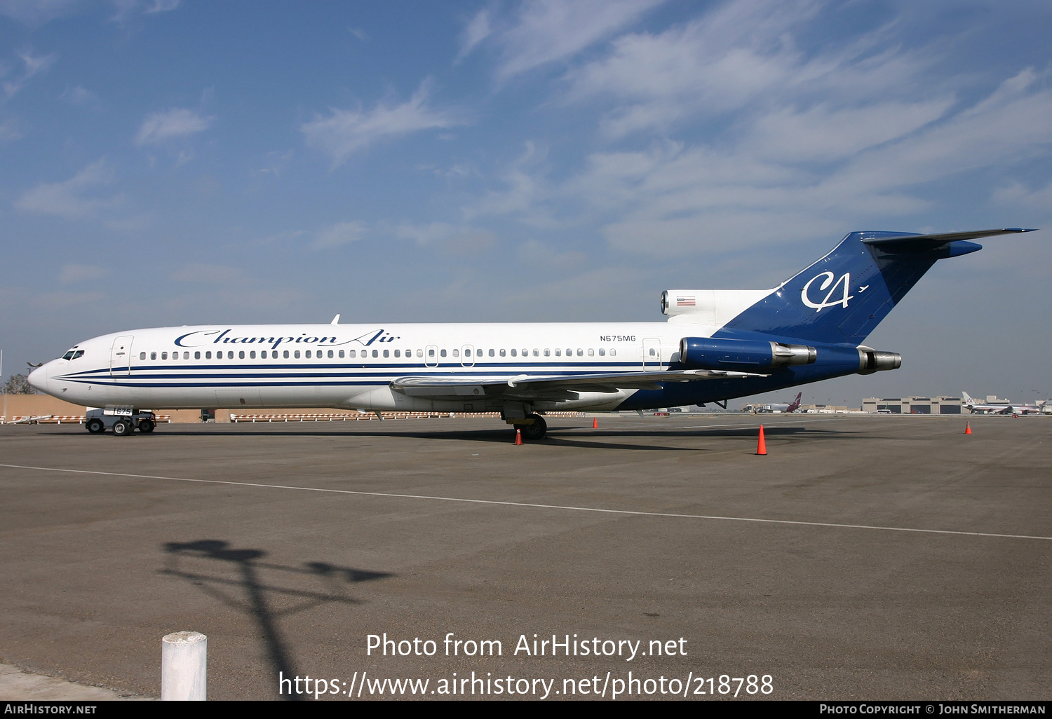 Aircraft Photo of N675MG | Boeing 727-225/Adv | Champion Air | AirHistory.net #218788