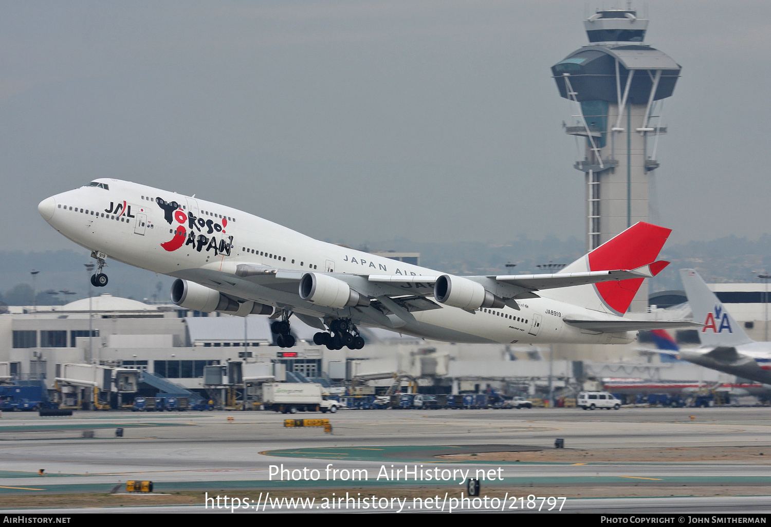 Aircraft Photo of JA8919 | Boeing 747-446 | Japan Airlines - JAL | AirHistory.net #218797