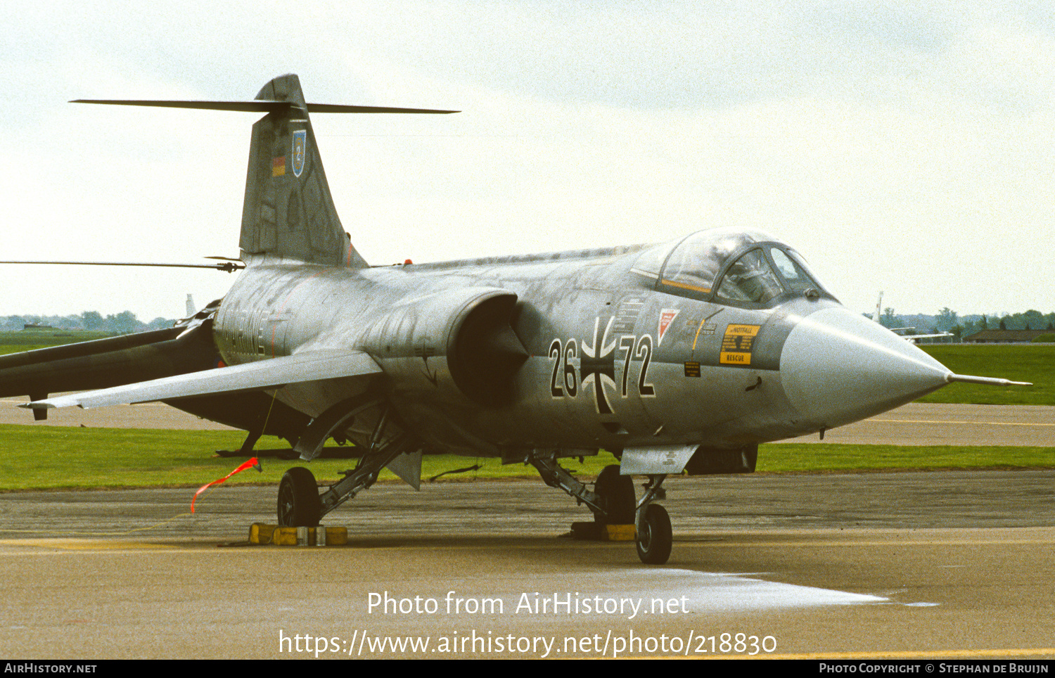 Aircraft Photo of 2672 | Lockheed F-104G Starfighter | Germany - Navy | AirHistory.net #218830