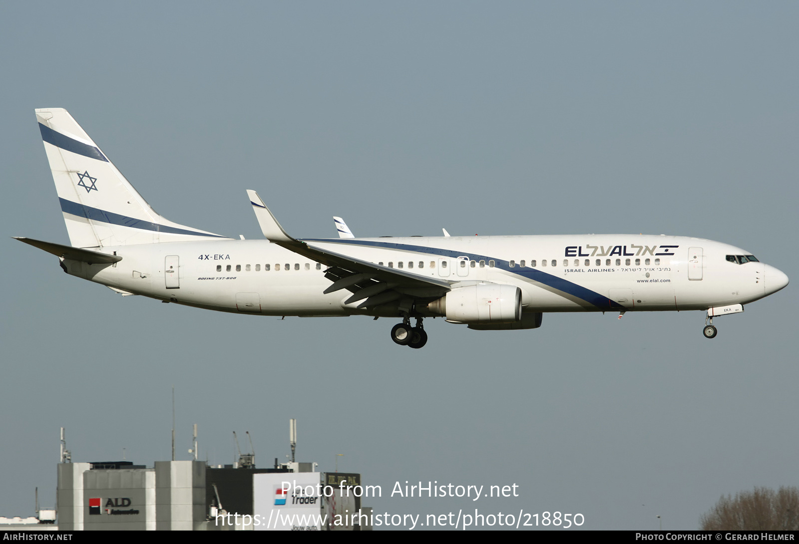 Aircraft Photo of 4X-EKA | Boeing 737-858 | El Al Israel Airlines | AirHistory.net #218850