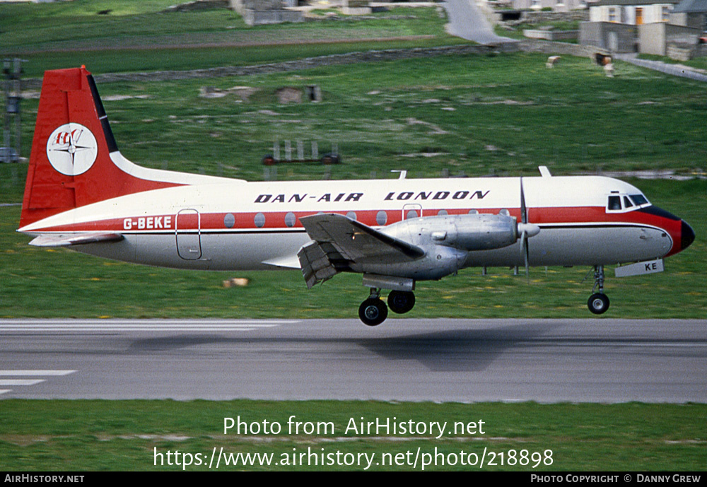 Aircraft Photo of G-BEKE | Avro 748 Srs1/105 | Dan-Air London | AirHistory.net #218898