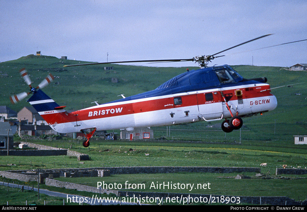 Aircraft Photo of G-BCRW | Sikorsky S-58ET | Bristow Helicopters | AirHistory.net #218903