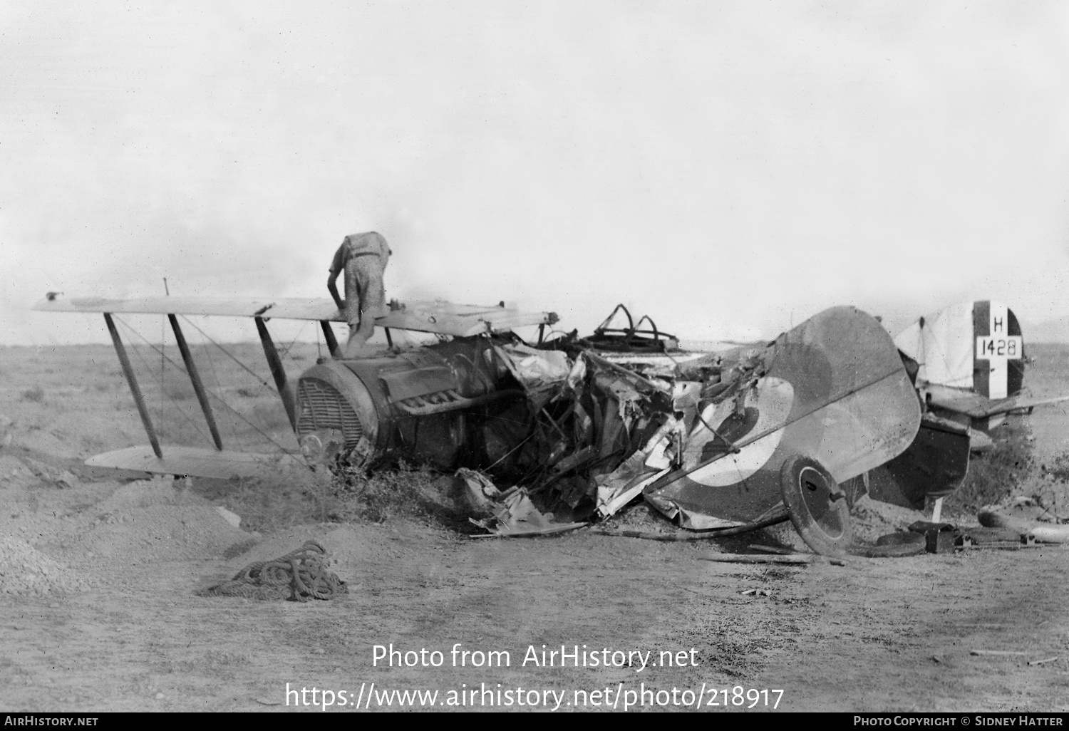 Aircraft Photo of H1428 | Bristol F.2B Fighter | UK - Air Force | AirHistory.net #218917