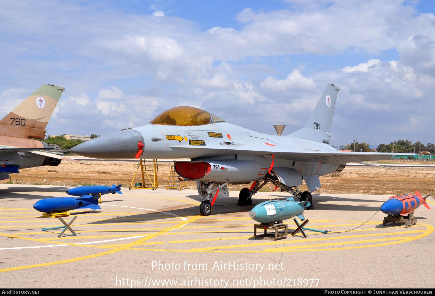 Aircraft Photo of 791 | General Dynamics F-16A Netz | Israel - Air Force | AirHistory.net #218977