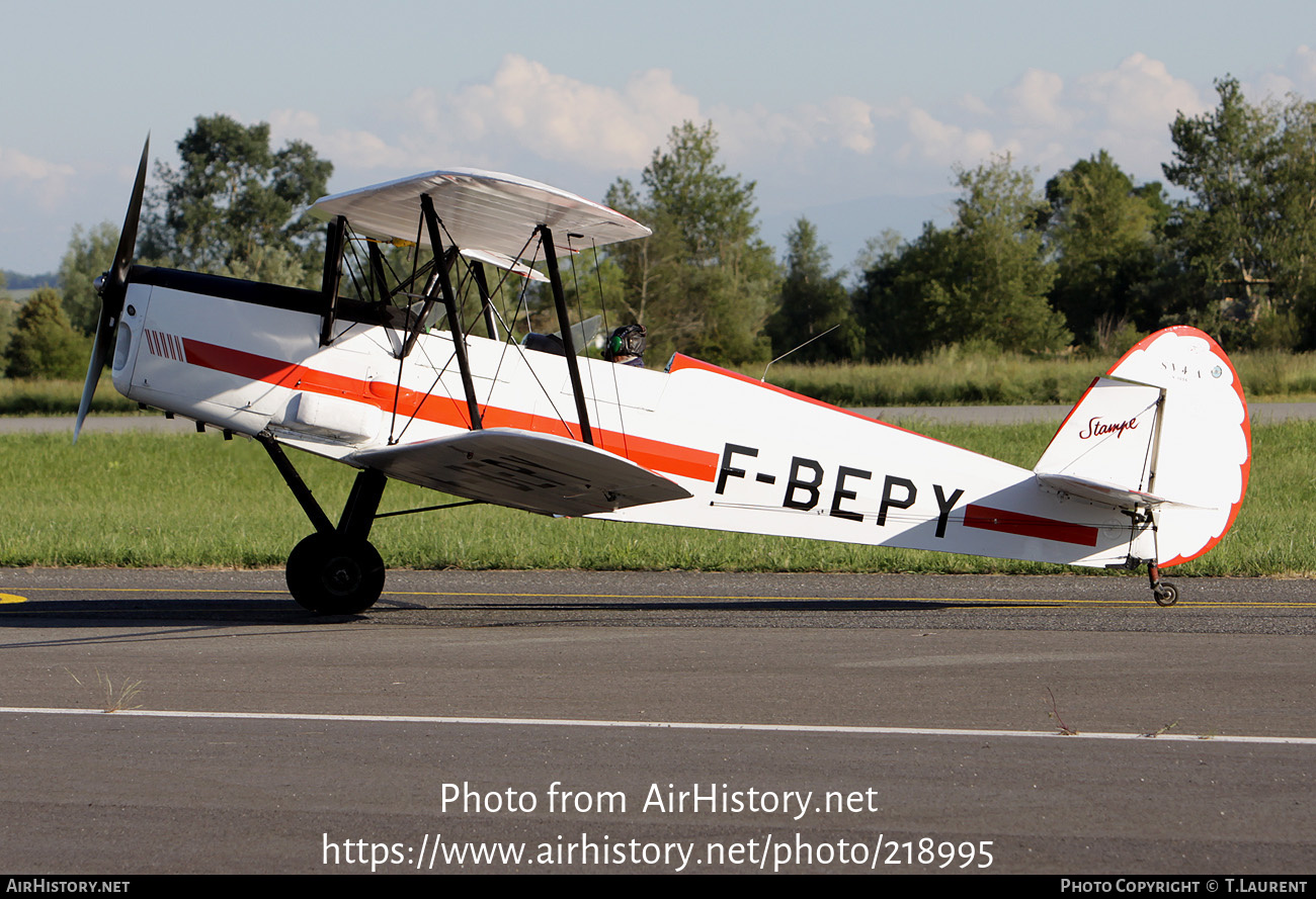 Aircraft Photo of F-BEPY | Stampe-Vertongen SV-4A | AirHistory.net #218995