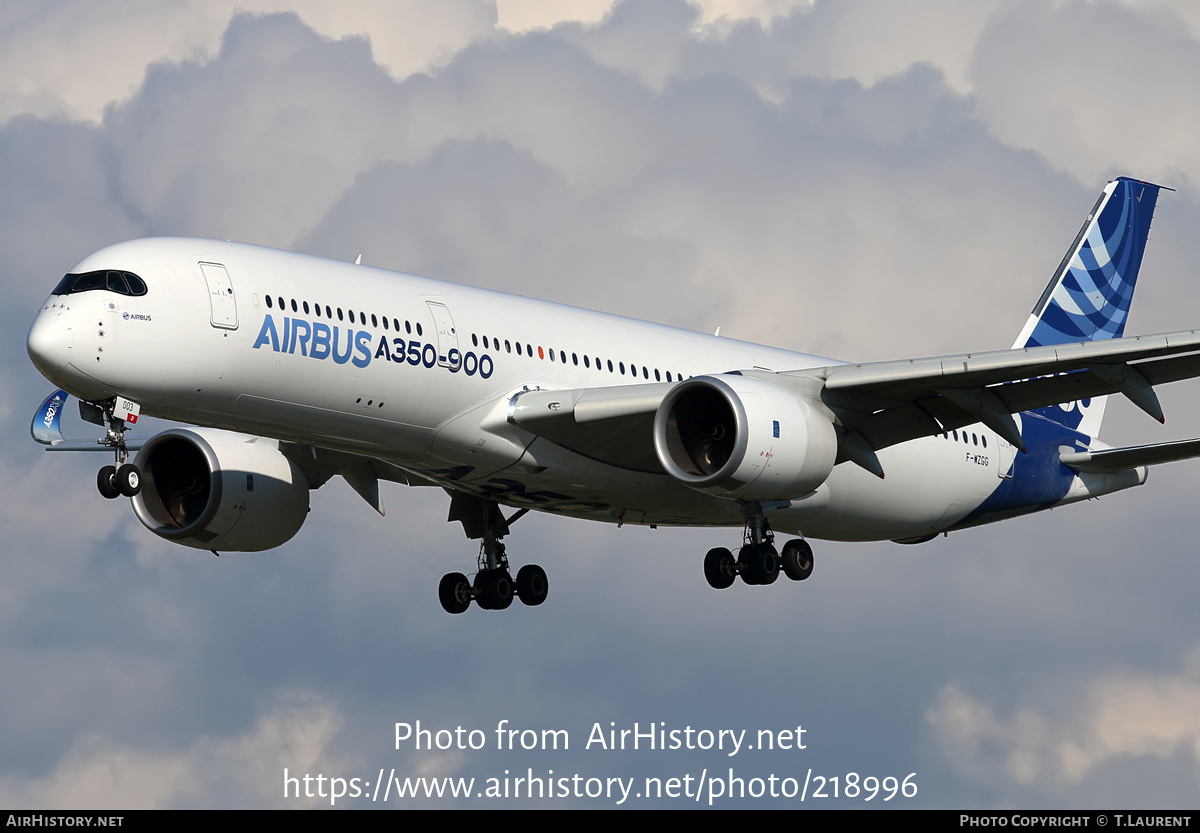 Aircraft Photo of F-WZGG | Airbus A350-941 | Airbus | AirHistory.net #218996