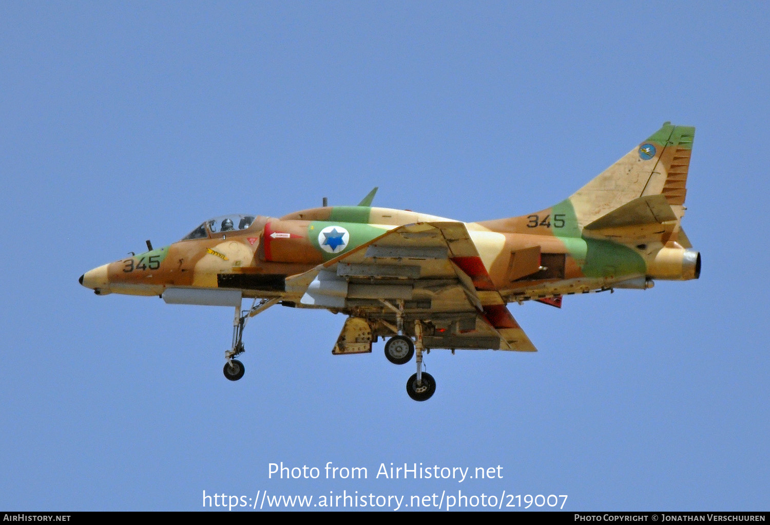 Aircraft Photo of 345 | McDonnell Douglas A-4N Skyhawk II (Aa-it) | Israel - Air Force | AirHistory.net #219007