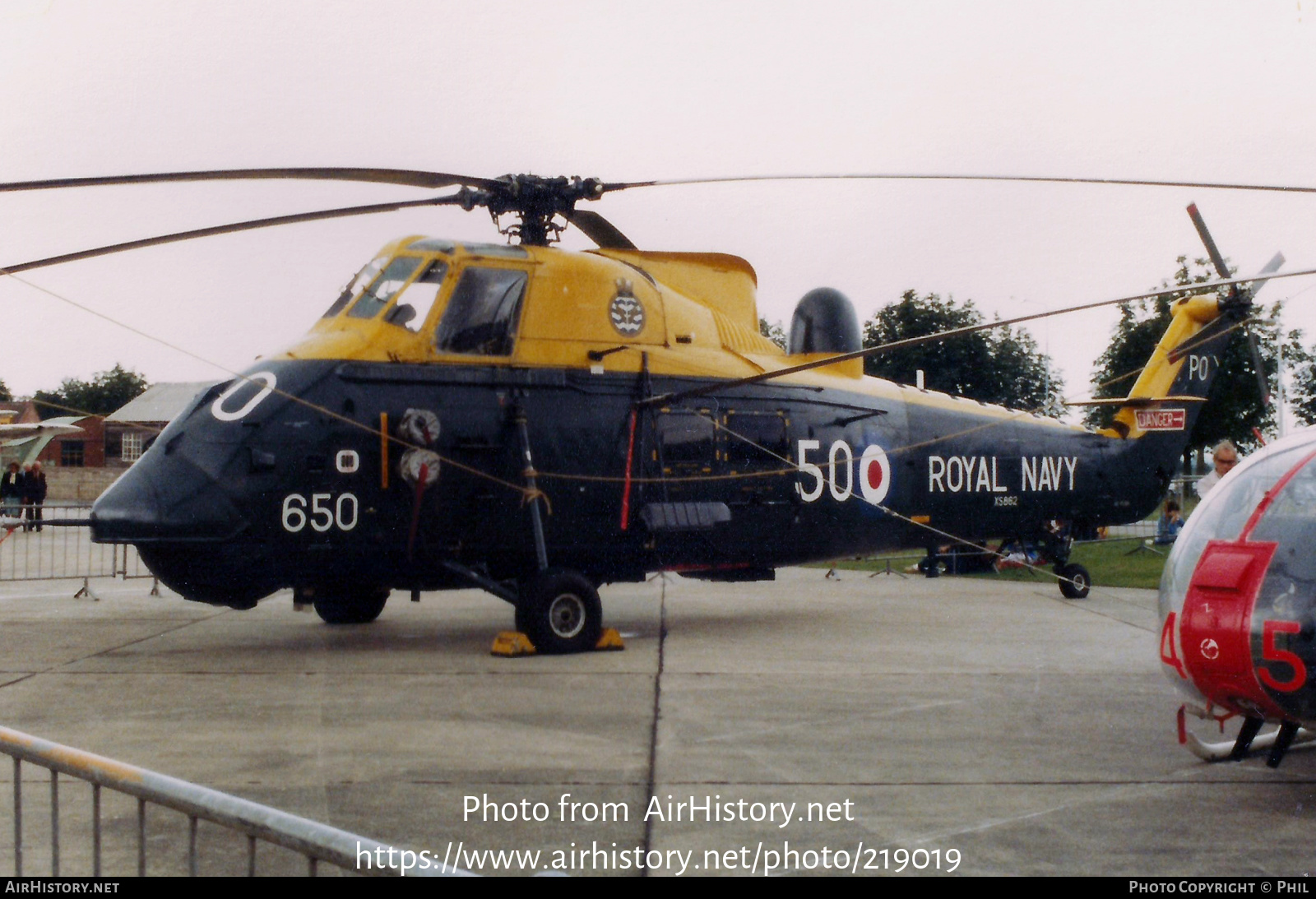 Aircraft Photo of XS862 | Westland WS-58 Wessex HAS.3 | UK - Navy | AirHistory.net #219019