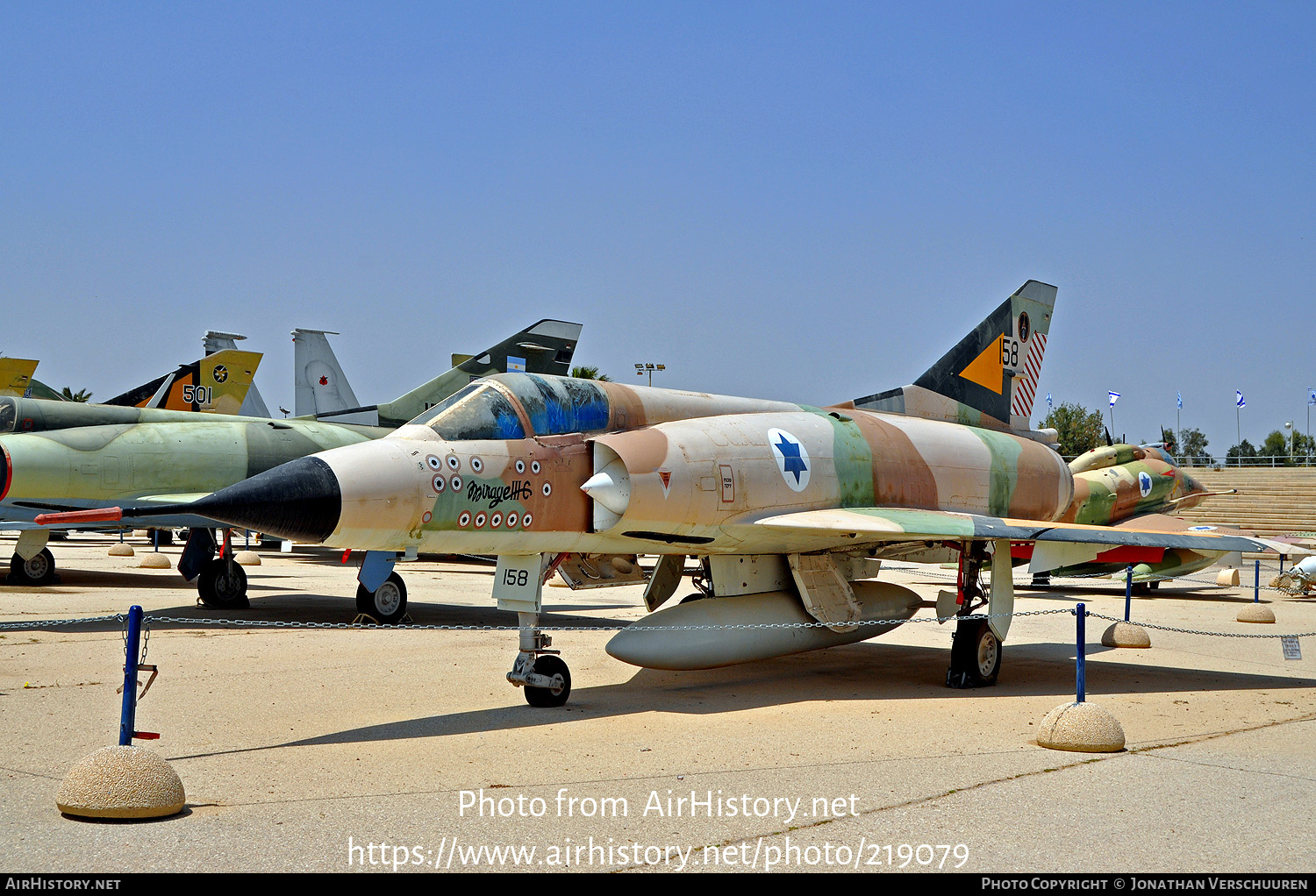 Aircraft Photo of 158 | Dassault Mirage IIICJ | Israel - Air Force | AirHistory.net #219079