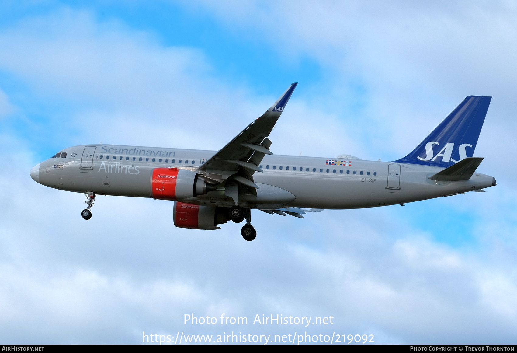 Aircraft Photo of EI-SIF | Airbus A320-251N | Scandinavian Airlines - SAS | AirHistory.net #219092