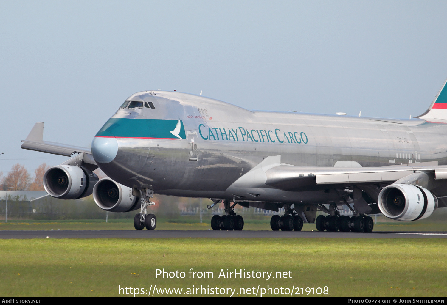 Aircraft Photo of B-HUP | Boeing 747-467F/SCD | Cathay Pacific Airways Cargo | AirHistory.net #219108