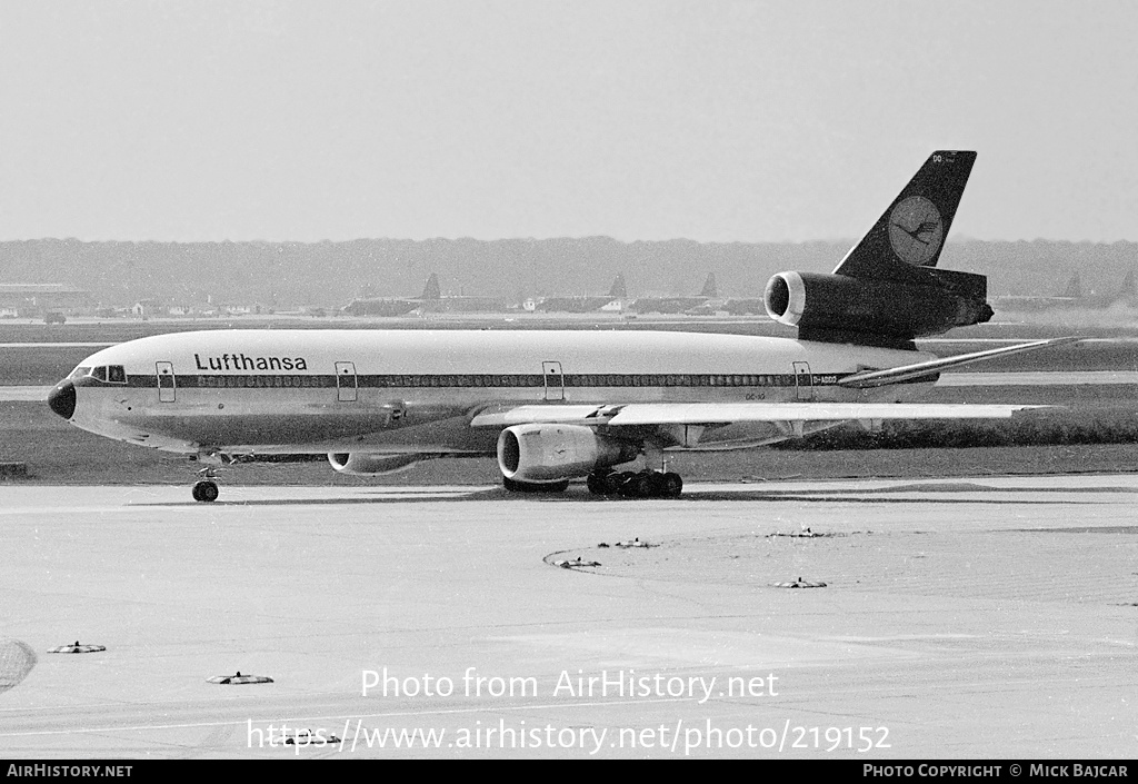 Aircraft Photo of D-ADDO | McDonnell Douglas DC-10-30 | Lufthansa | AirHistory.net #219152