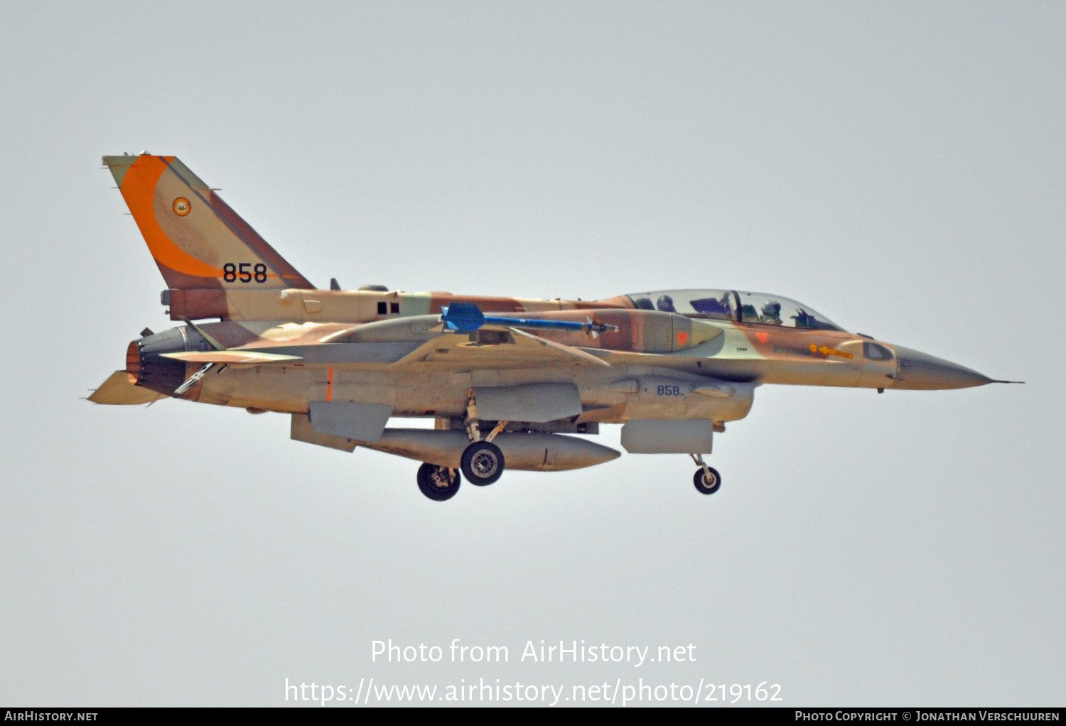 Aircraft Photo of 858 | Lockheed Martin F-16I Sufa | Israel - Air Force | AirHistory.net #219162