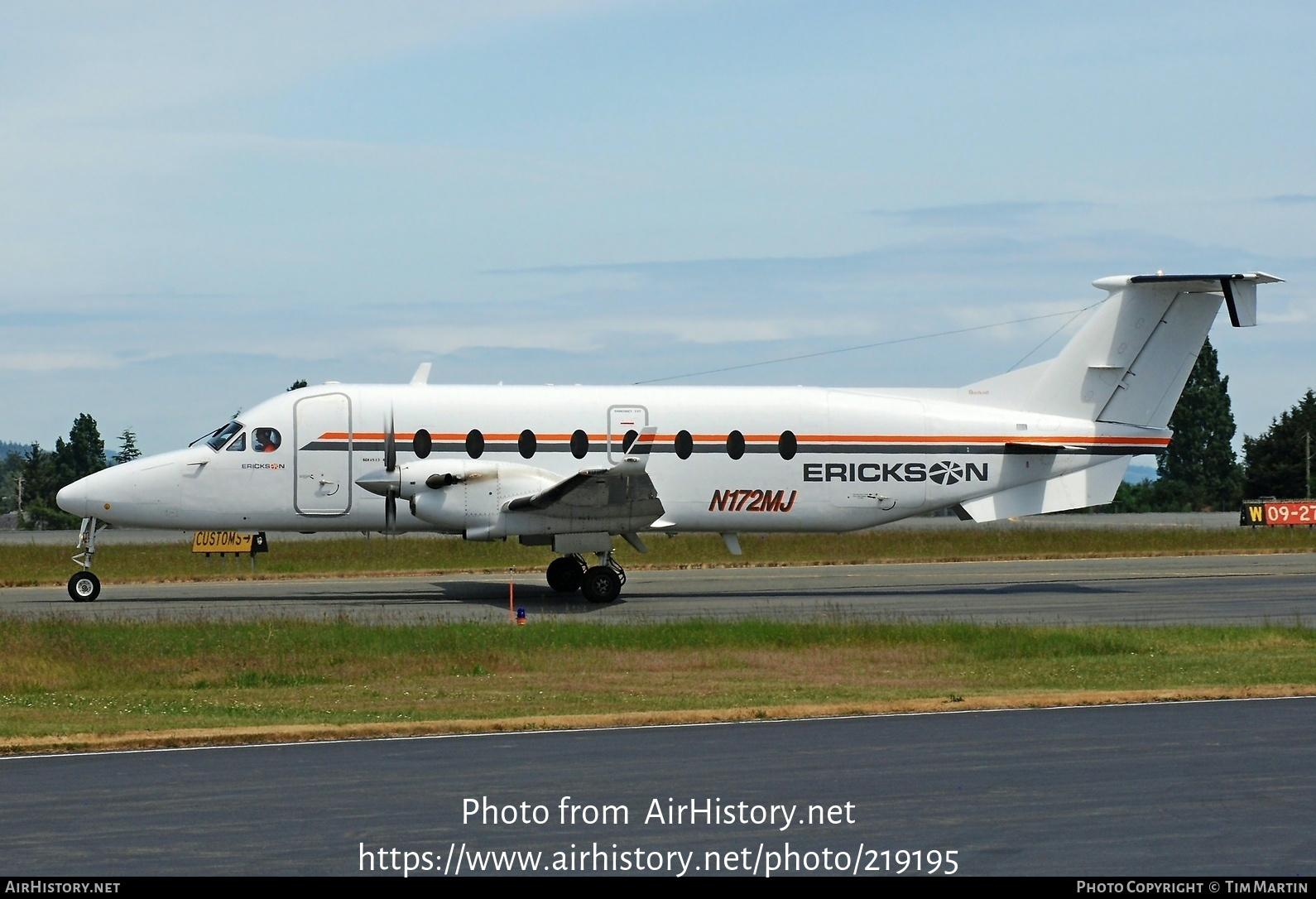 Aircraft Photo of N172MJ | Beech 1900D | Erickson | AirHistory.net #219195