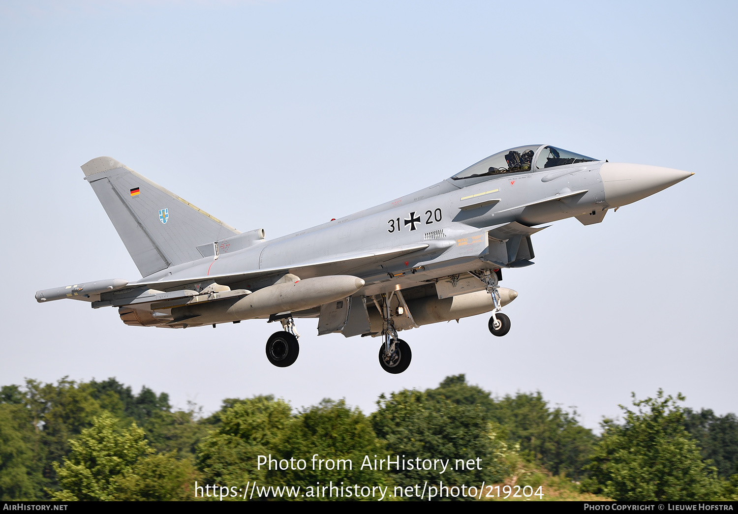 Aircraft Photo of 3120 | Eurofighter EF-2000 Typhoon S | Germany - Air Force | AirHistory.net #219204