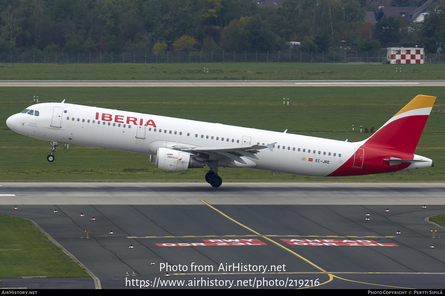 Aircraft Photo of EC-JRE | Airbus A321-212 | Iberia | AirHistory.net #219216