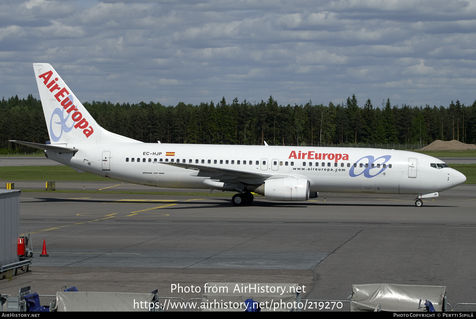 Aircraft Photo of EC-HJP | Boeing 737-85P | Air Europa | AirHistory.net #219270