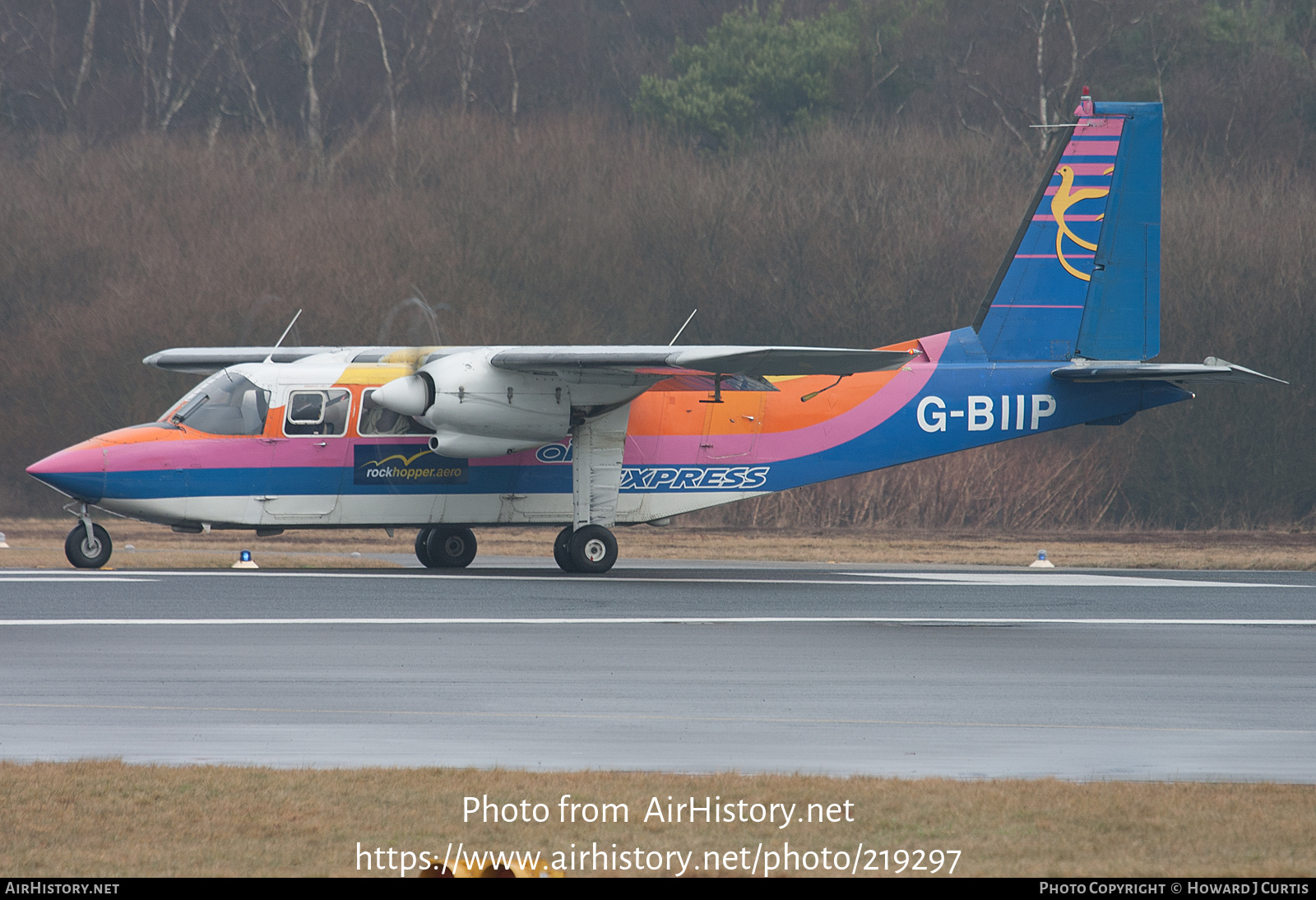 Aircraft Photo of G-BIIP | Pilatus Britten-Norman BN-2B-27 Islander | Rockhopper | AirHistory.net #219297