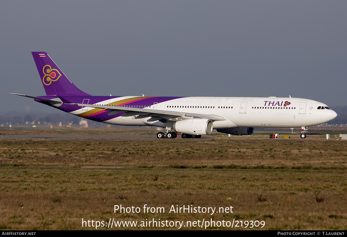 Aircraft Photo of F-WWKJ | Airbus A330-343 | Thai Airways International | AirHistory.net #219309