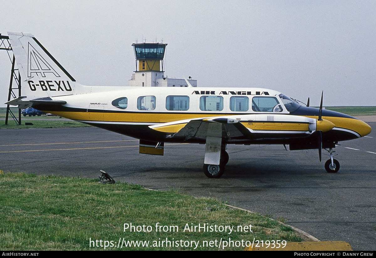 Aircraft Photo of G-BEXU | Piper PA-31-350 Navajo Chieftain | Air Anglia | AirHistory.net #219359