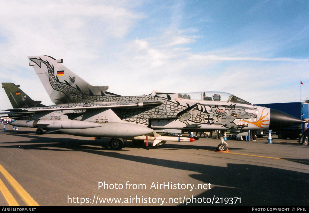 Aircraft Photo of 4631 | Panavia Tornado ECR | Germany - Air Force | AirHistory.net #219371