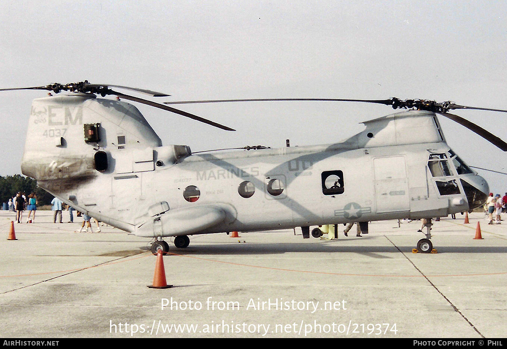 Aircraft Photo of 154037 | Boeing Vertol CH-46E Sea Knight | USA - Marines | AirHistory.net #219374