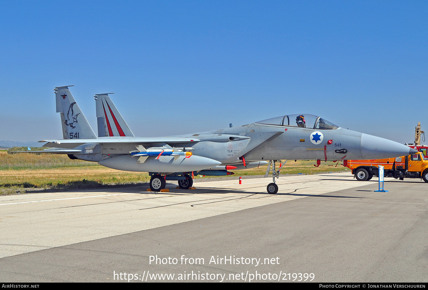 Aircraft Photo of 541 | McDonnell Douglas F-15C Baz | Israel - Air Force | AirHistory.net #219399