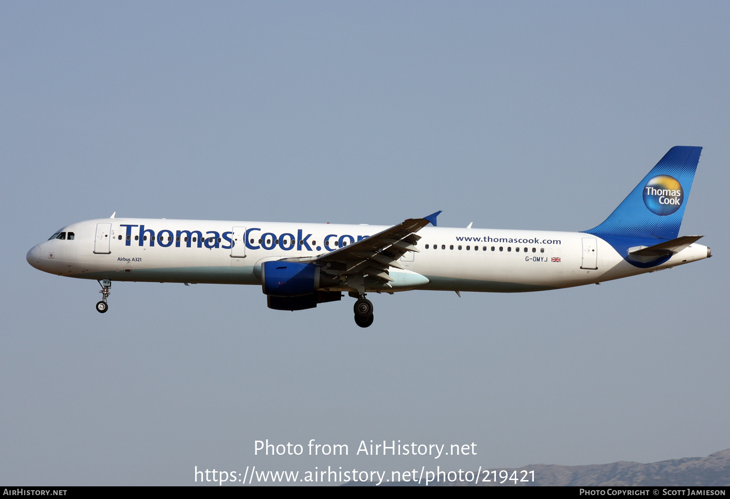 Aircraft Photo of G-OMYJ | Airbus A321-211 | Thomas Cook Airlines | AirHistory.net #219421