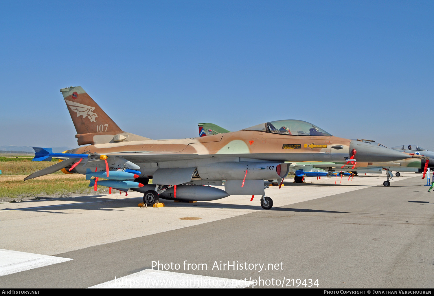 Aircraft Photo of 107 | General Dynamics F-16A Netz | Israel - Air ...