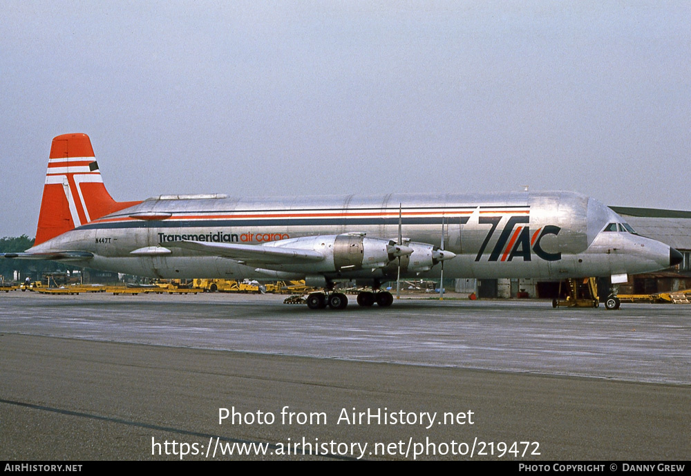 Aircraft Photo of N447T | Conroy CL-44-O Guppy | Transmeridian Air Cargo | AirHistory.net #219472