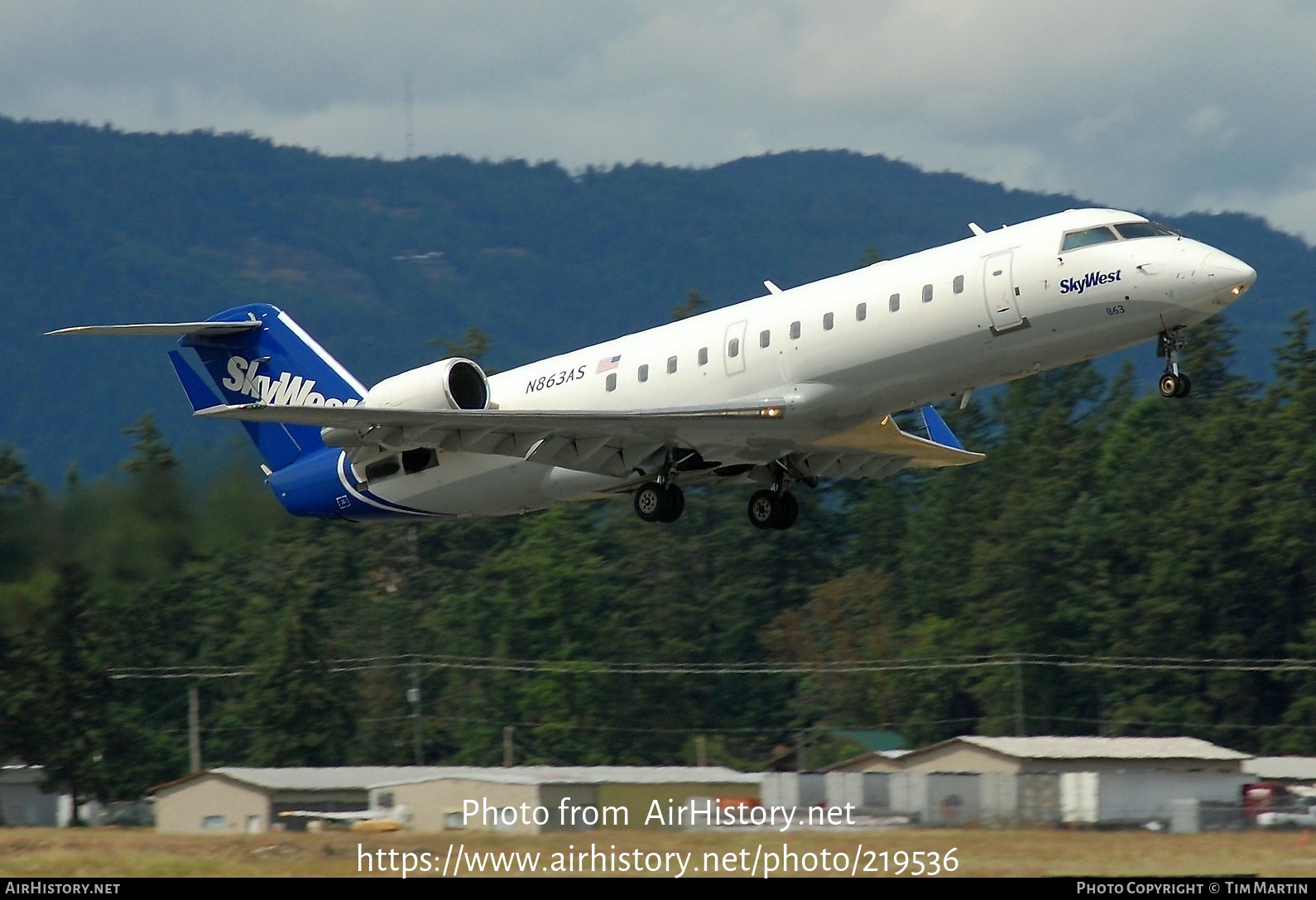 Aircraft Photo of N863AS | Bombardier CRJ-200ER (CL-600-2B19) | SkyWest Airlines | AirHistory.net #219536