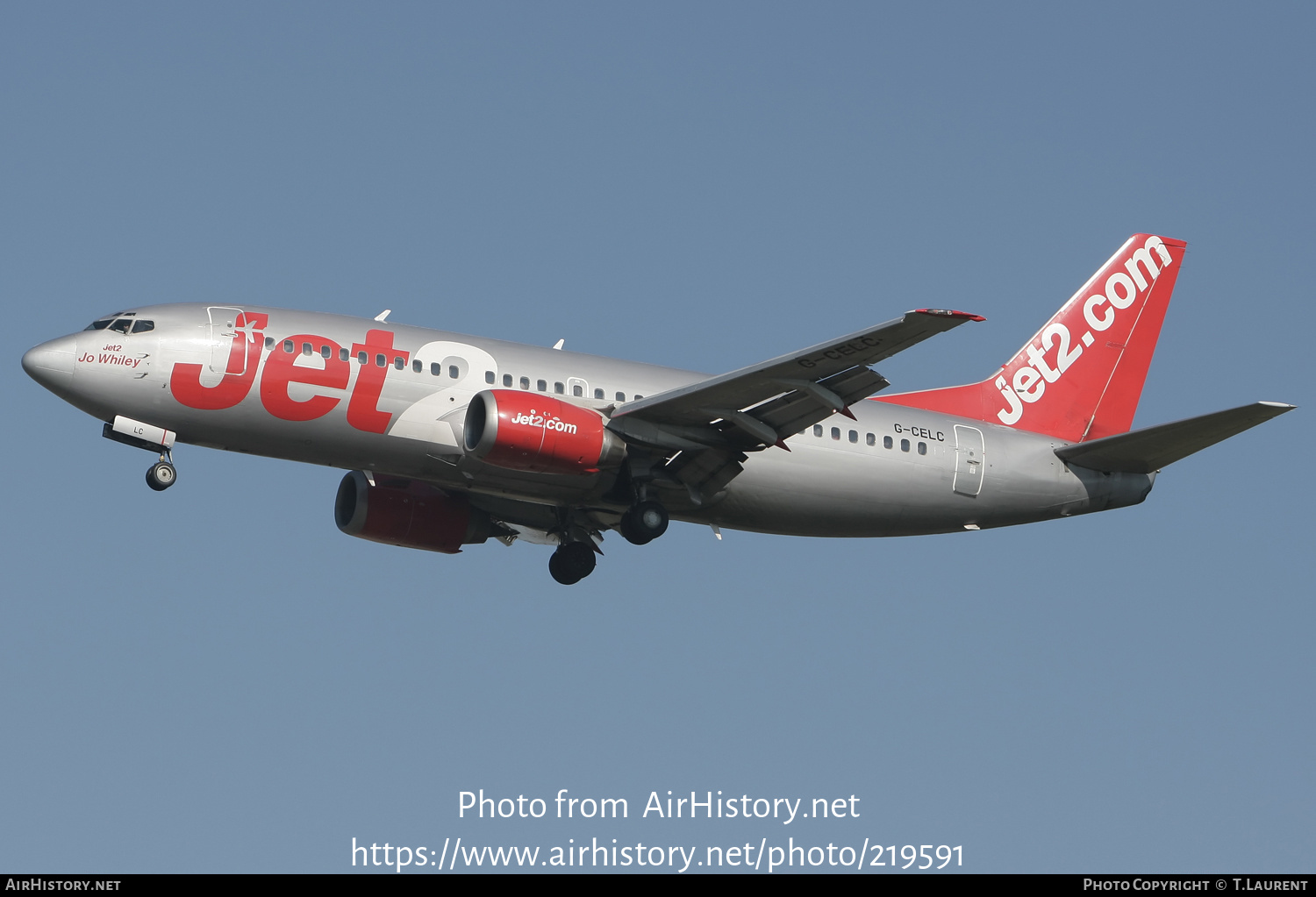 Aircraft Photo of G-CELC | Boeing 737-33A | Jet2 | AirHistory.net #219591