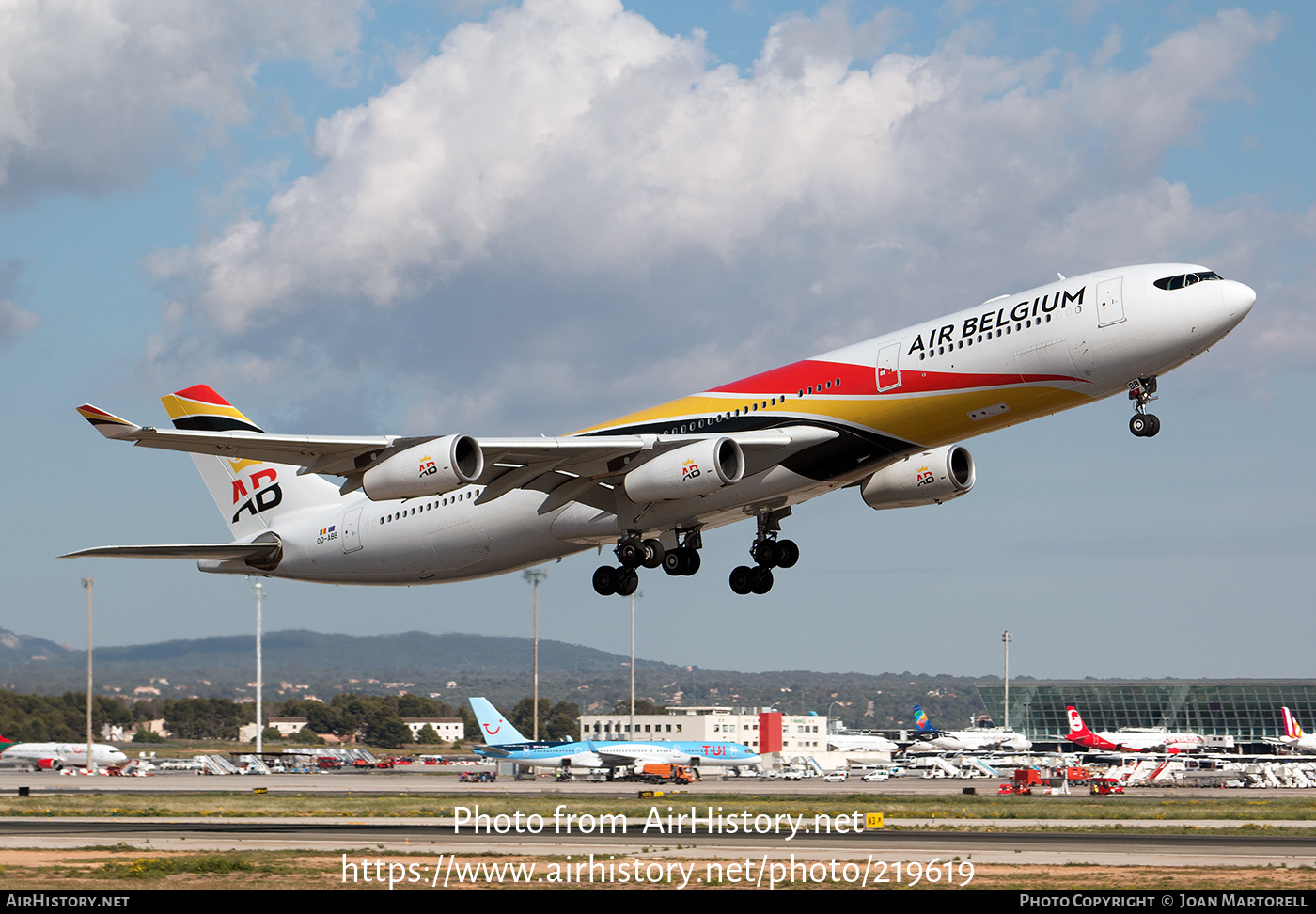 Aircraft Photo of OO-ABB | Airbus A340-313E | Air Belgium | AirHistory.net #219619