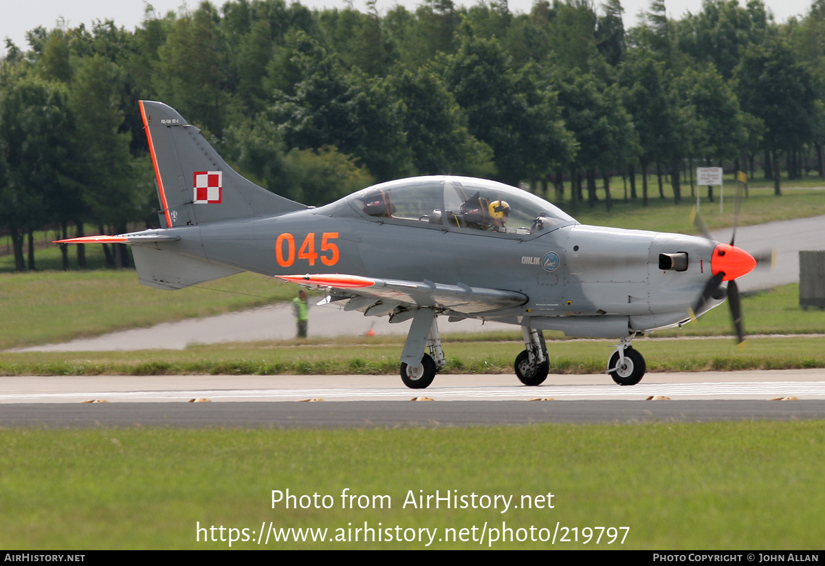 Aircraft Photo of 045 | PZL-Okecie PZL-130TC-1 Turbo Orlik | Poland - Air Force | AirHistory.net #219797