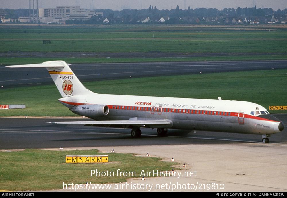 Aircraft Photo of EC-BQY | McDonnell Douglas DC-9-32 | Iberia | AirHistory.net #219810