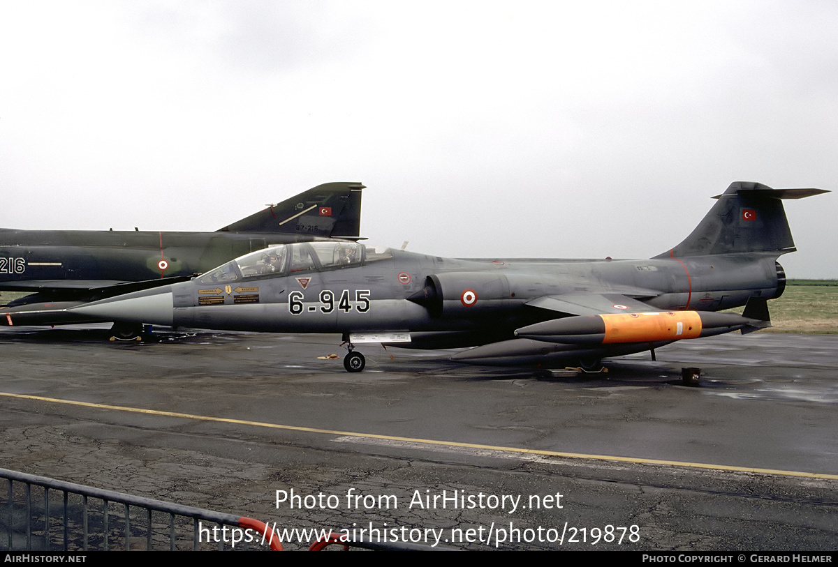 Aircraft Photo of 67-5945 | Lockheed TF-104G Starfighter | Turkey - Air Force | AirHistory.net #219878