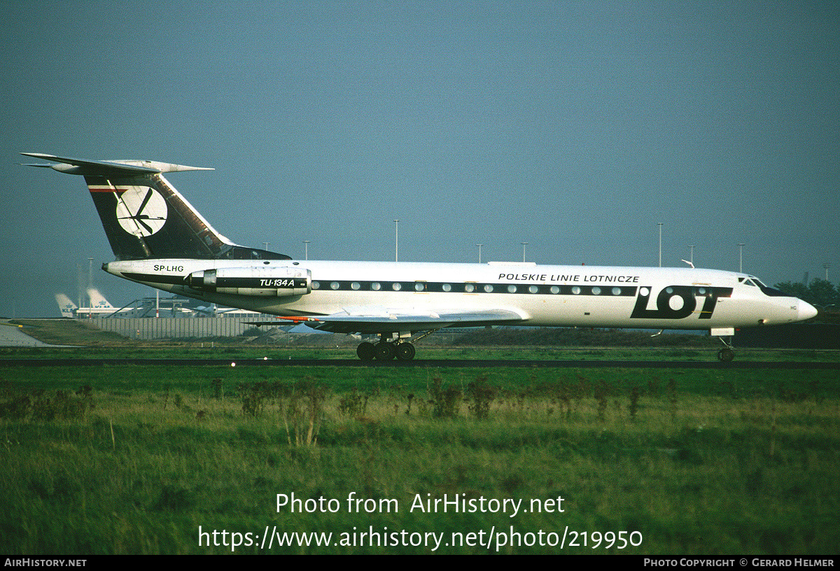 Aircraft Photo of SP-LHG | Tupolev Tu-134AK | LOT Polish Airlines - Polskie Linie Lotnicze | AirHistory.net #219950