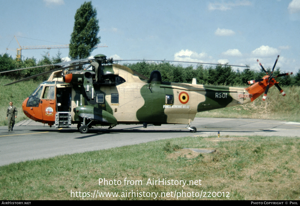 Aircraft Photo of RS-01 | Westland WS-61 Sea King Mk48 | Belgium - Air Force | AirHistory.net #220012