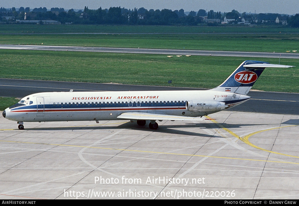 Aircraft Photo of YU-AHP | McDonnell Douglas DC-9-32 | JAT Yugoslav Airlines - Jugoslovenski Aerotransport | AirHistory.net #220026