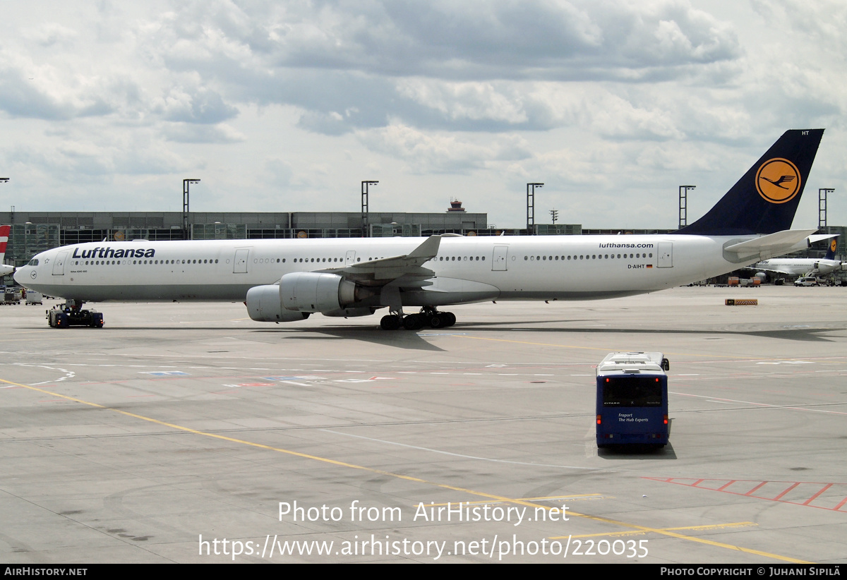 Aircraft Photo of D-AIHT | Airbus A340-642 | Lufthansa | AirHistory.net #220035