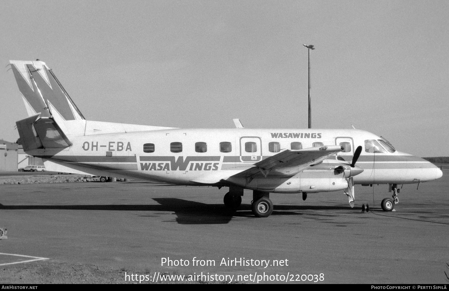 Aircraft Photo of OH-EBA | Embraer EMB-110P1 Bandeirante | Wasawings | AirHistory.net #220038