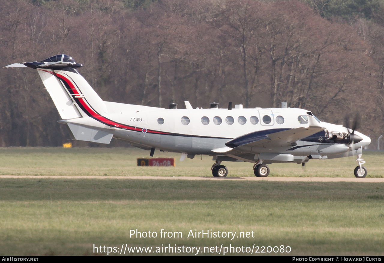 Aircraft Photo of ZZ419 | Hawker Beechcraft 350CER Shadow R1 (300C) | UK - Air Force | AirHistory.net #220080