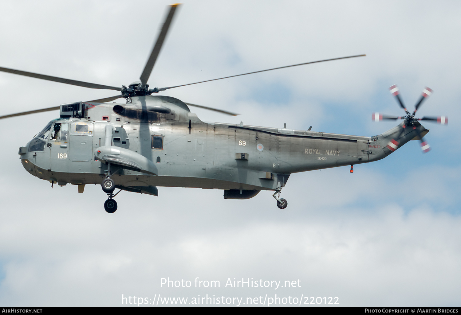 Aircraft Photo of ZE420 | Westland WS-61 Sea King ASaC7 | UK - Navy | AirHistory.net #220122