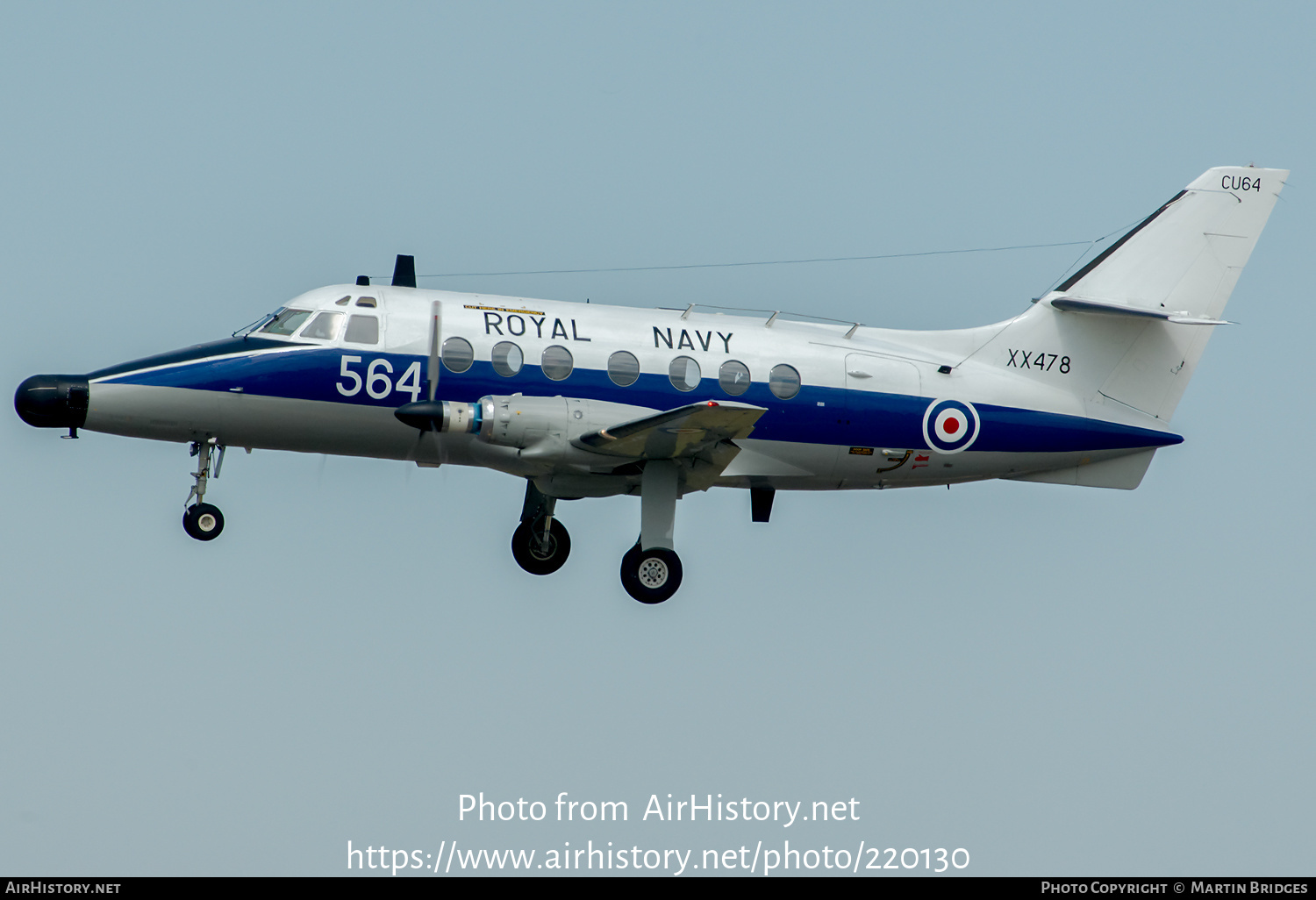 Aircraft Photo of XX478 | Scottish Aviation HP-137 Jetstream T2 | UK - Navy | AirHistory.net #220130