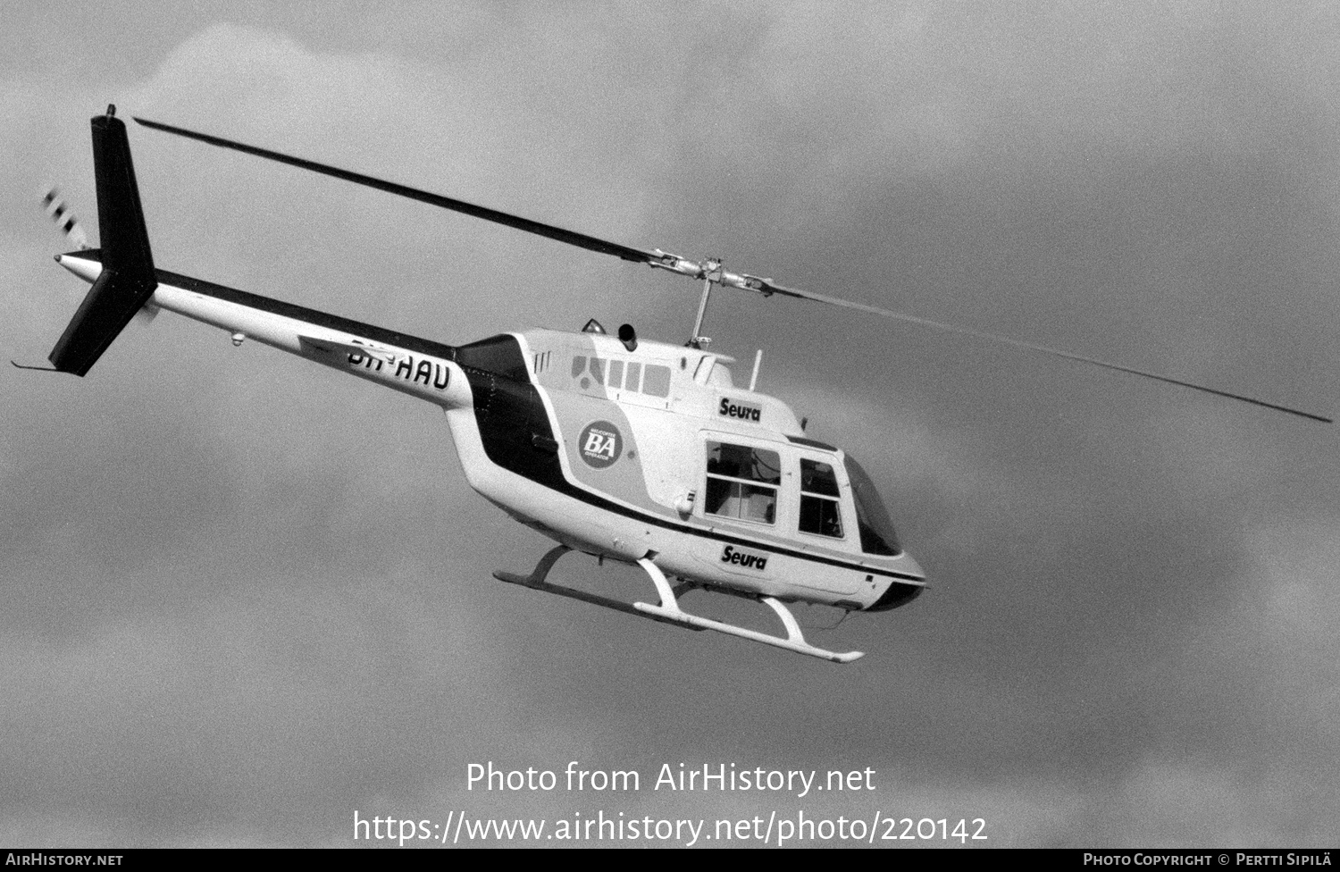 Aircraft Photo of OH-HAU | Bell AB-206B JetRanger II | Bee-Air | AirHistory.net #220142