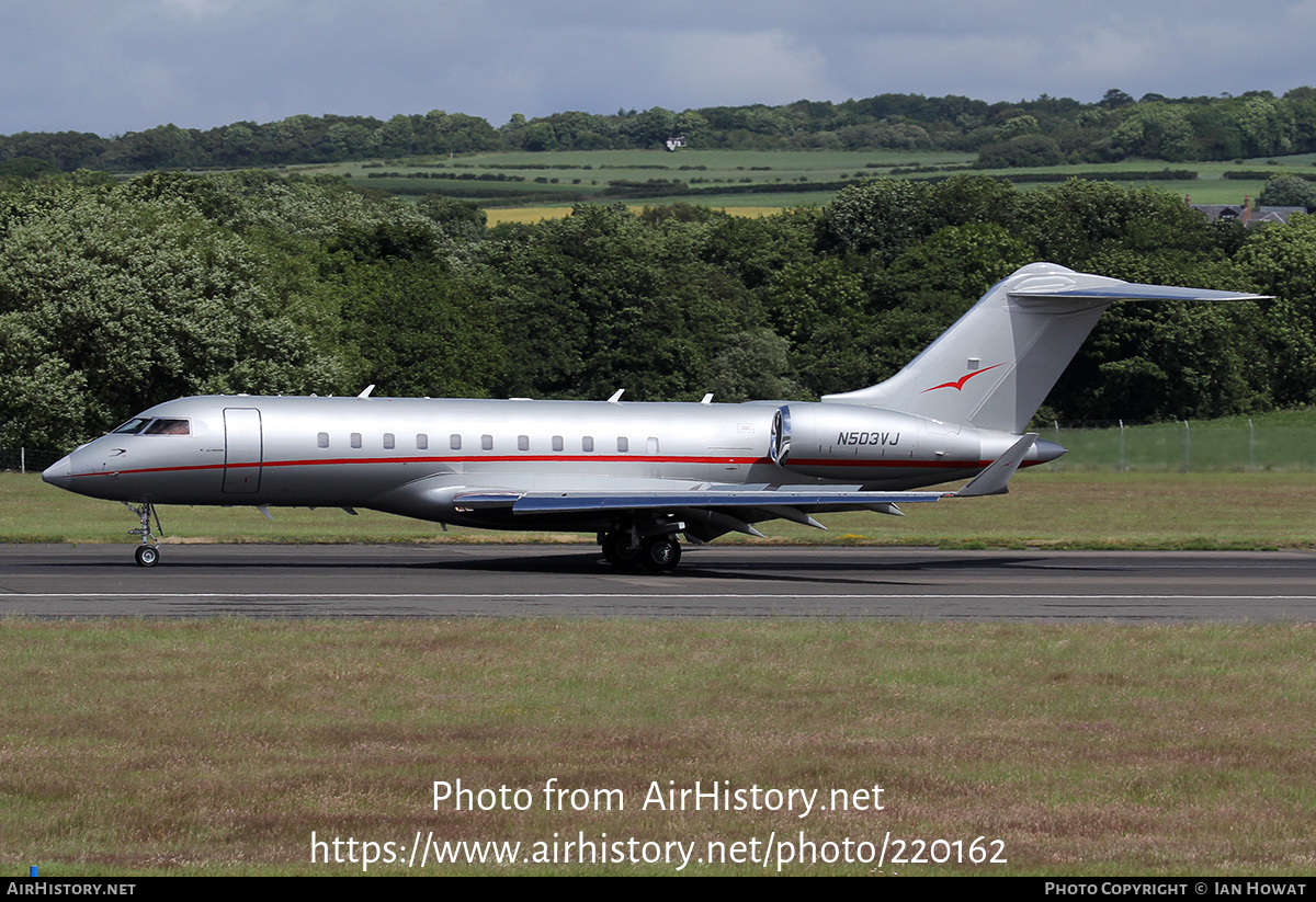 Aircraft Photo of N503VJ | Bombardier Global 5000 (BD-700-1A11) | AirHistory.net #220162